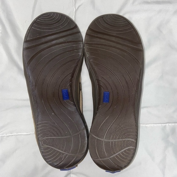 Keds Suede Sneakers Size 7 Brown Tan Slip On Zip Walking Shoes Loafers - Picture 8 of 10